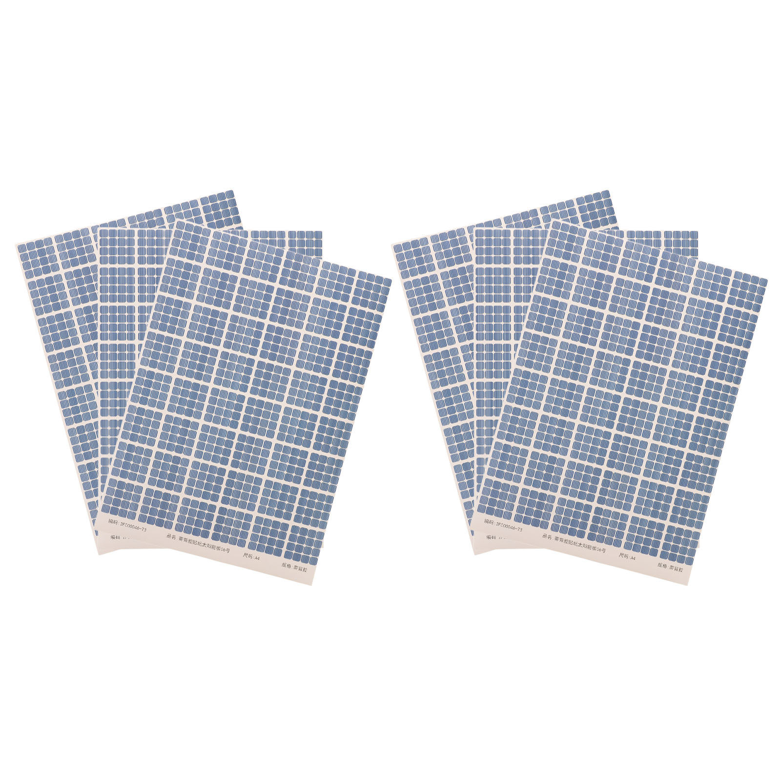 Renewable Energy House - 6 Lembar Stiker Panel Surya Energi