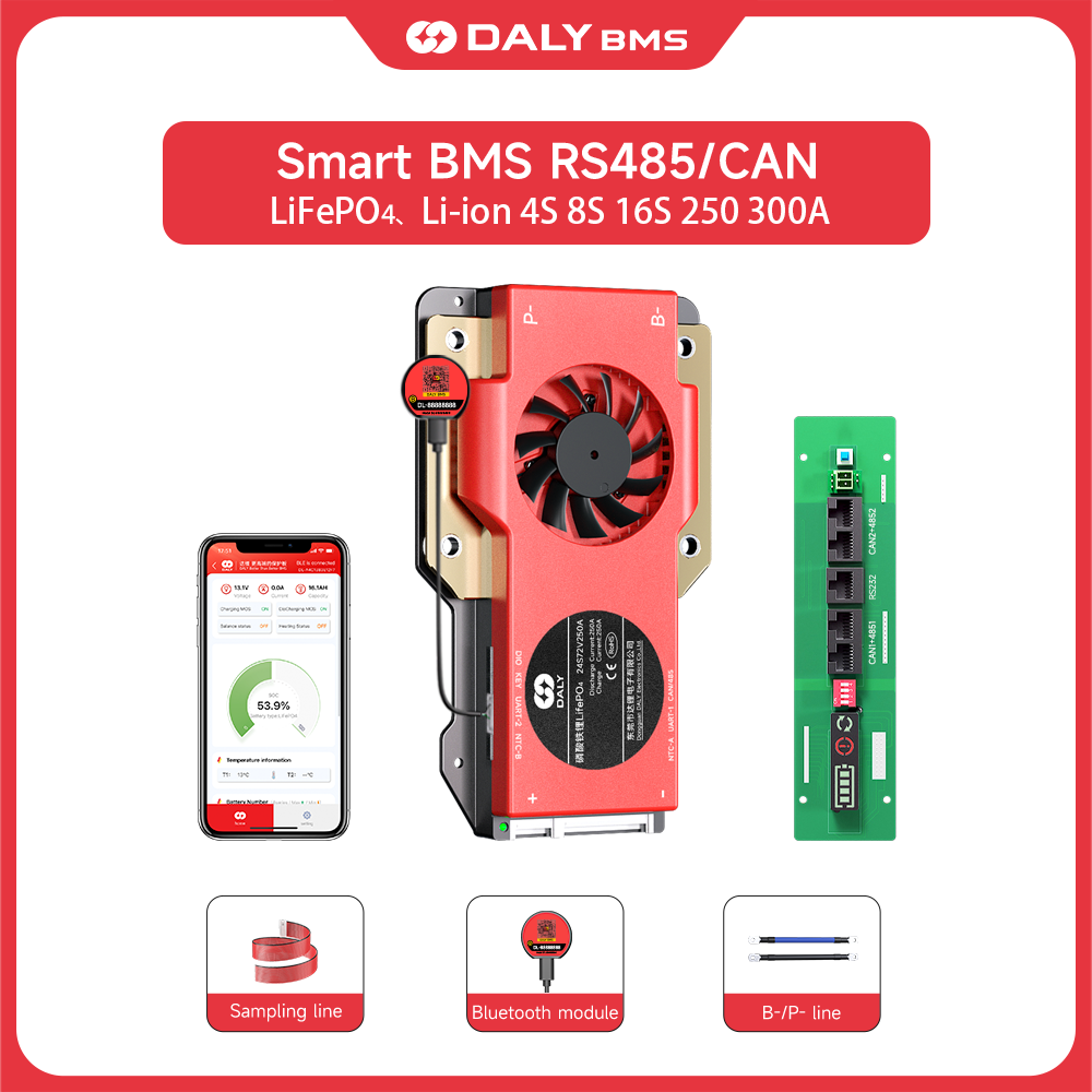 Daly Smart BMS 4S Lifepo4 12V  - Smart Bms ulasan dan harga