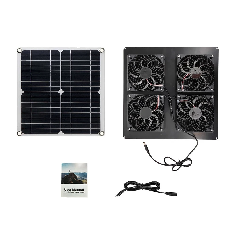 Kipas pembuangan Panel surya 1 - Renewable Energy House ulasan dan harga